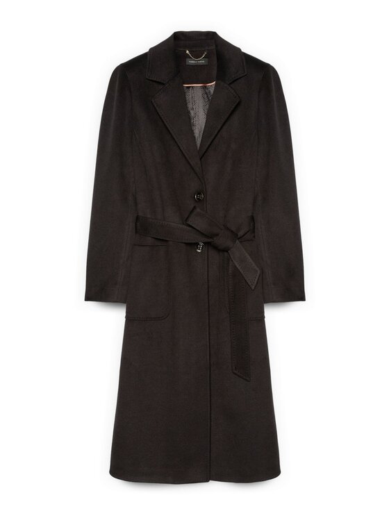 Fiorella Rubino Fiorella Rubino Cappotto 0039T000346N033 Nero Regular Fit