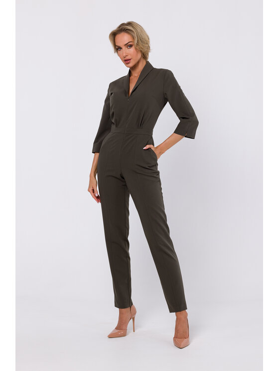 Made of Emotion Made of Emotion Jumpsuit M751 Verde Modern Fit