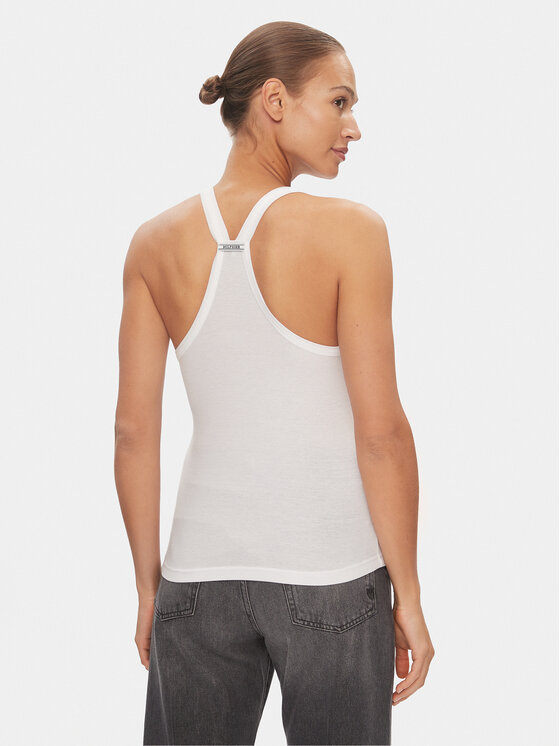 Tommy Hilfiger Tommy Hilfiger Top UW0UW05200 Alb Slim Fit