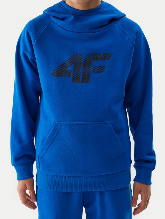 4F 4F Bluză 4FJWSS24TSWSM0925 Albastru Regular Fit