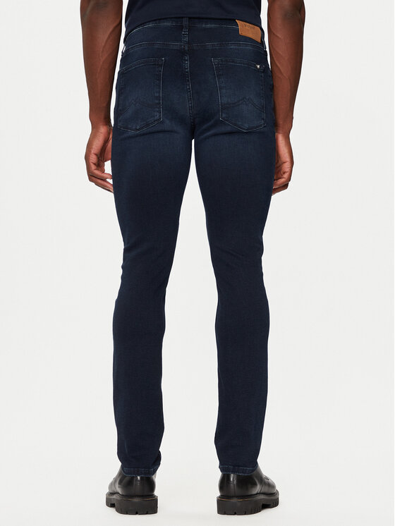 Mustang Mustang Jeansy Frisco 1013613 Granatowy Skinny Fit