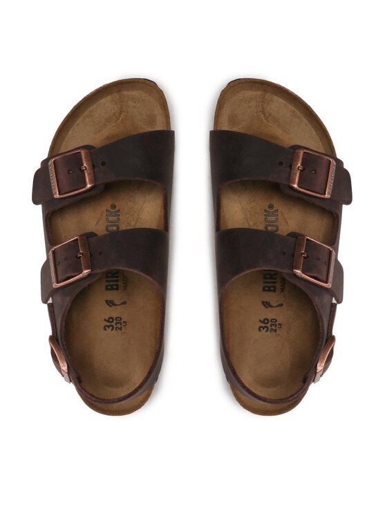 Birkenstock Birkenstock Sandály Milano 34873 Hnědá