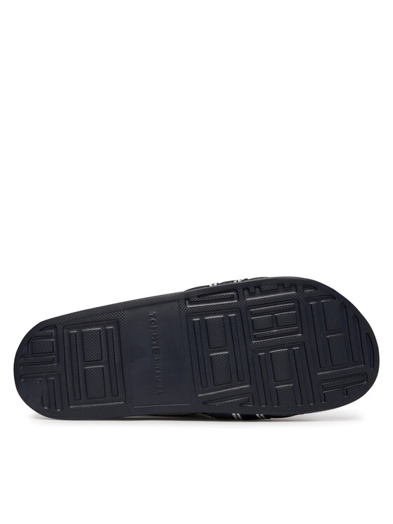 Tommy Hilfiger Tommy Hilfiger Šľapky Logo Tape Webbing FW0FW09359 Tmavomodrá