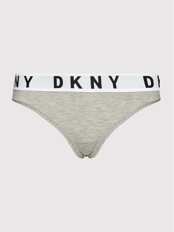 DKNY DKNY Kalhotky string DK4529 Šedá
