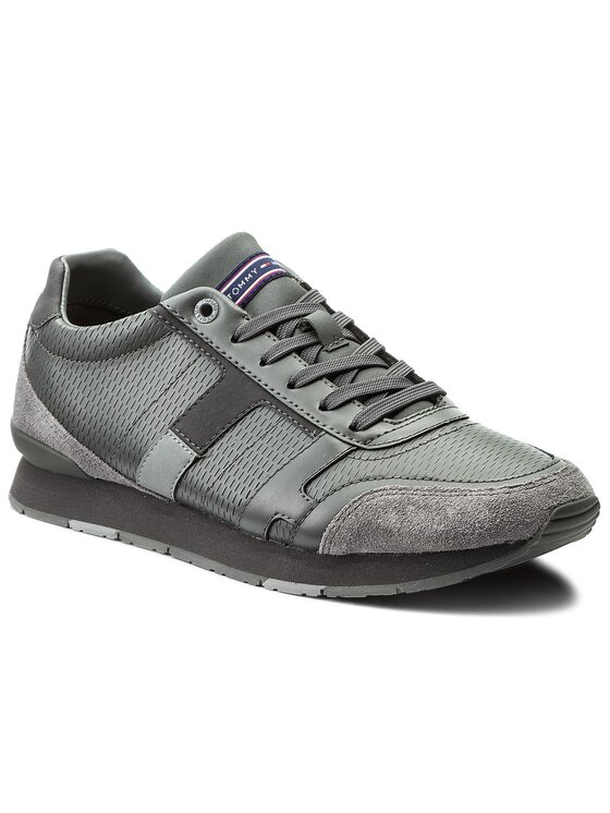 Tommy Hilfiger Tommy Hilfiger Laisvalaikio batai Leeds 2C1 FM0FM01443 Pilka