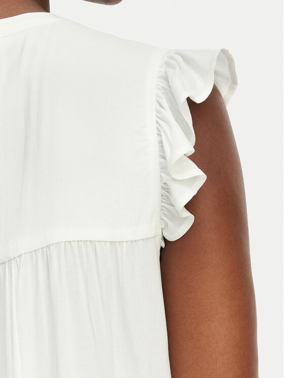 ONLY ONLY Блуза Vestine 15337374 Бял Loose Fit