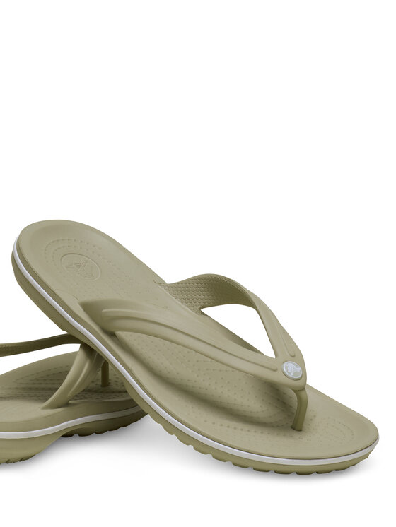 Crocs Crocs Šlepetės per pirštą Crocband Flip 11033 Smėlio