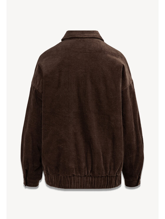 BIZUU BIZUU Bunda pro přechodné období ARI RELAXED CORD JACKET Hnědá Standard Fit