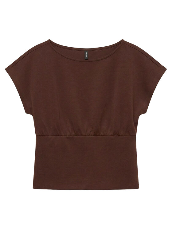 Vero Moda Vero Moda Блузка Smilla 10355466 Темно-коричневий Regular Fit