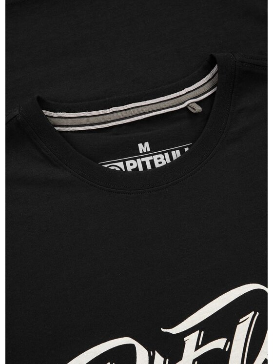 PITBULL PITBULL T-Shirt Koszulka męska EL JEFFE L Czarny Regular Fit