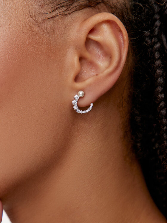 Swarovski Swarovski Kolczyki Matrix 5692260 Srebrny