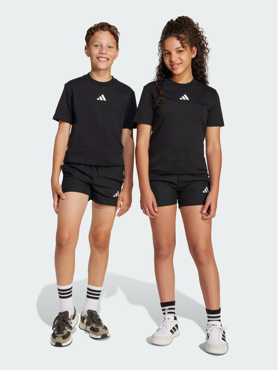adidas adidas Szorty materiałowe 155857 Czarny Regular Fit