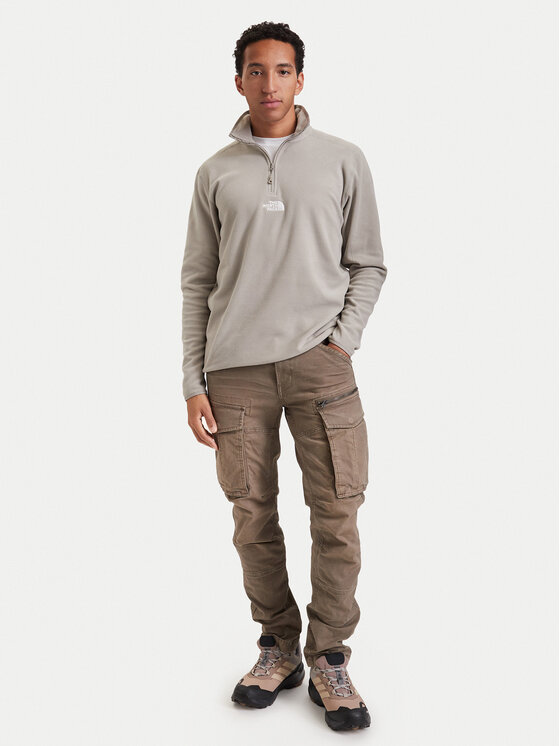 The North Face The North Face Flis Glacier NF0A8HRW Svetlo siva Regular Fit