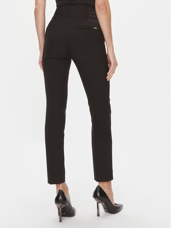 Marciano Guess Marciano Guess Pantaloni din material Shelly 3BGB28 7046A Negru Regular Fit
