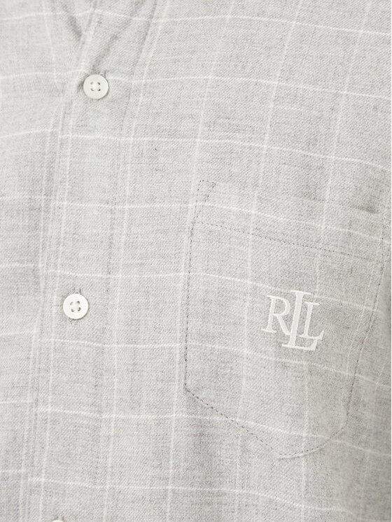 LAUREN RALPH LAUREN LAUREN RALPH LAUREN Naktiniai marškiniai ILN32537 Pilka Regular Fit