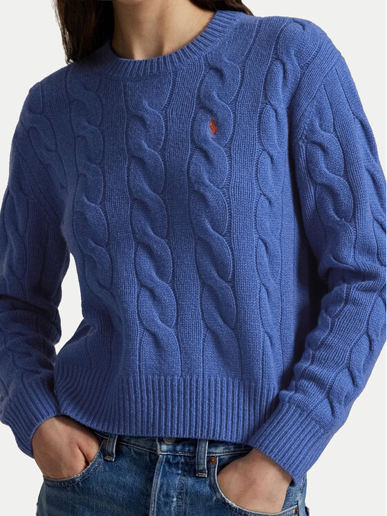 Polo Ralph Lauren Polo Ralph Lauren Pulover 211A91216004 Albastru Straight Fit