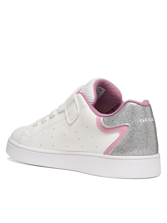 Geox Geox Сникърси J Eclyper Girl J36LRA 0BCKC C1Z8Z S Бял