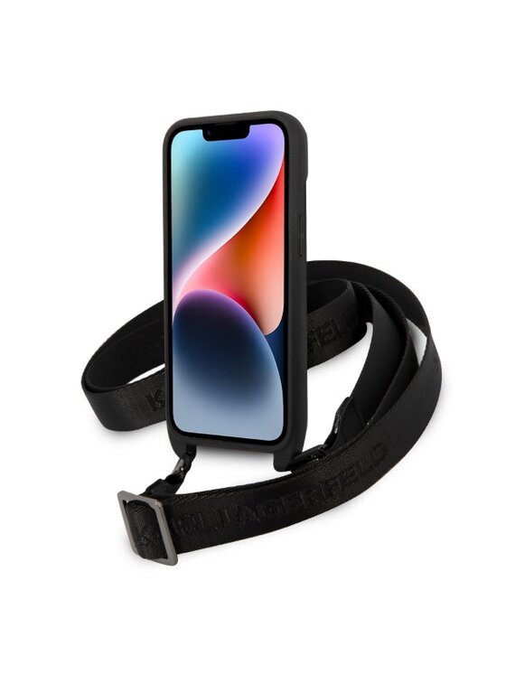 KARL LAGERFELD KARL LAGERFELD Etui na telefon iPhone 14 Plus Czarny