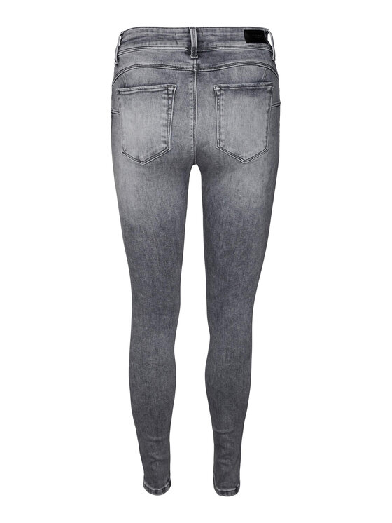 Vero Moda Vero Moda Jeansy Embrace 10286263 Szary Skinny Fit