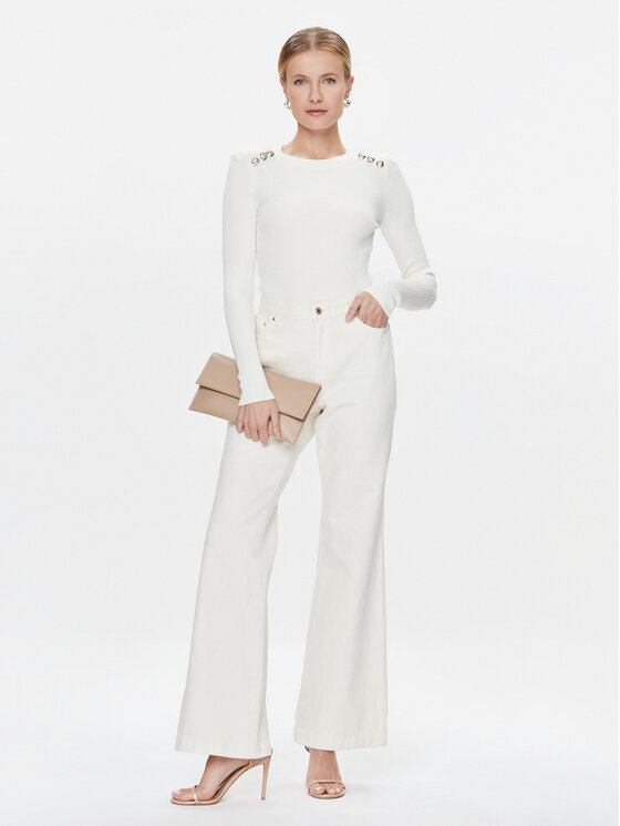 Marciano Guess Marciano Guess Пуловер Teti 4RGR10 5613Z Екрю Regular Fit