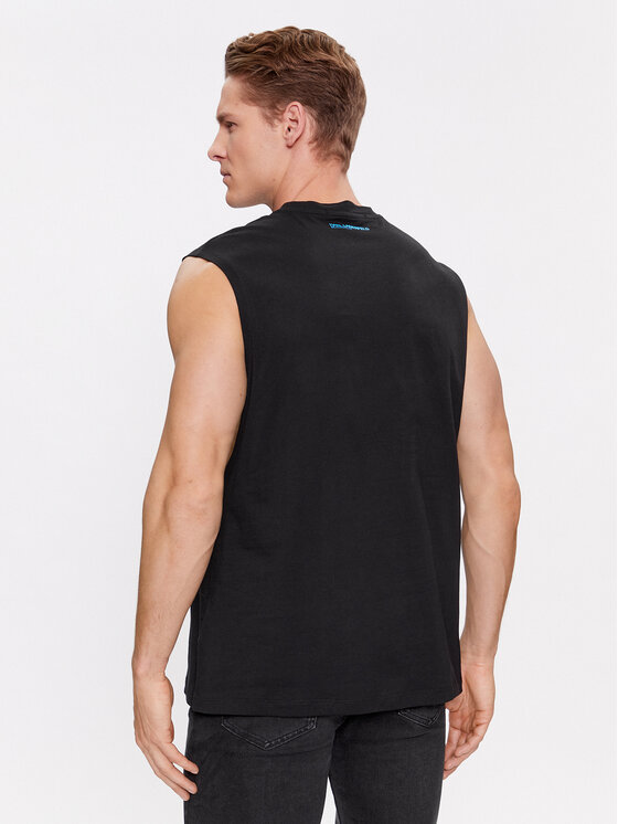 KARL LAGERFELD KARL LAGERFELD Tank-Top 240M2203 Schwarz Regular Fit