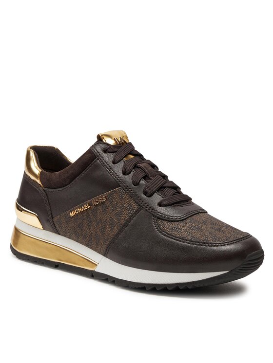 MICHAEL Michael Kors MICHAEL Michael Kors Sneakersy Allie Wrap Trainer 43R6ALFP2B Brązowy