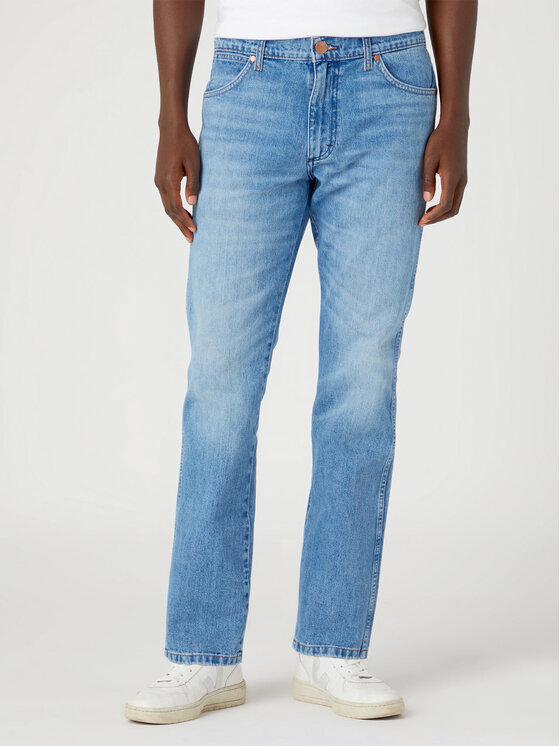 Wrangler Wrangler Jeansy Greensboro W15QEH40O 112331094 Niebieski Straight Leg