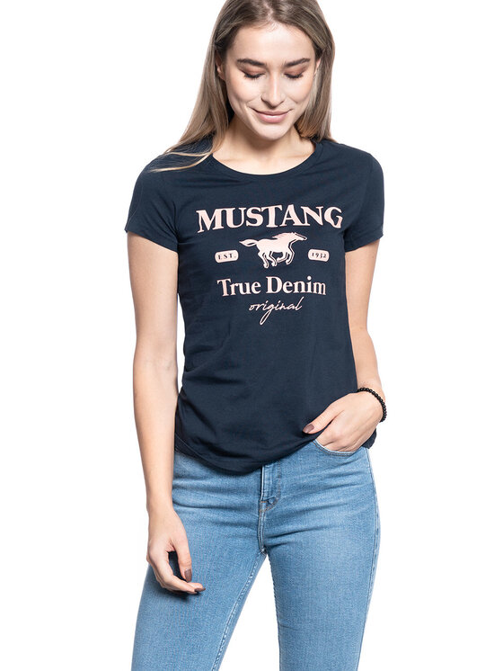 Mustang Mustang T-shirt ALINA C PRINT Blu Regular Fit