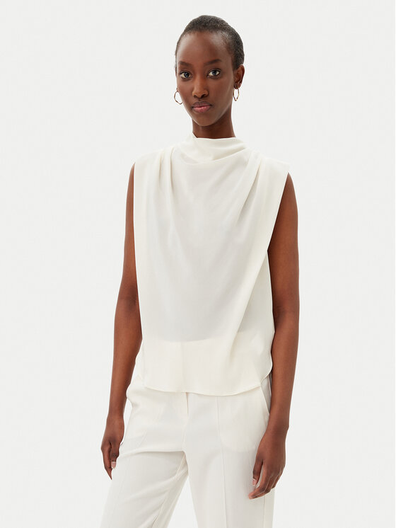 Marella Marella Blúz Dondolo 2513161192200 Fehér Regular Fit