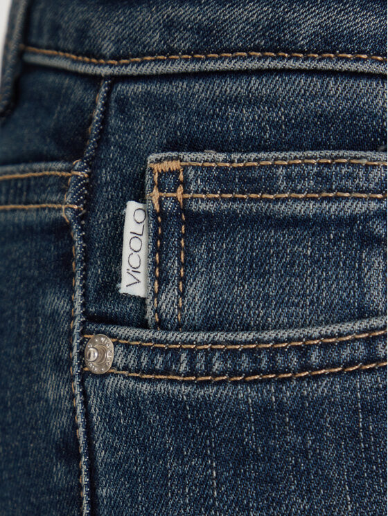 ViCOLO ViCOLO Jeansy DF5102 Niebieski Bootcut Fit