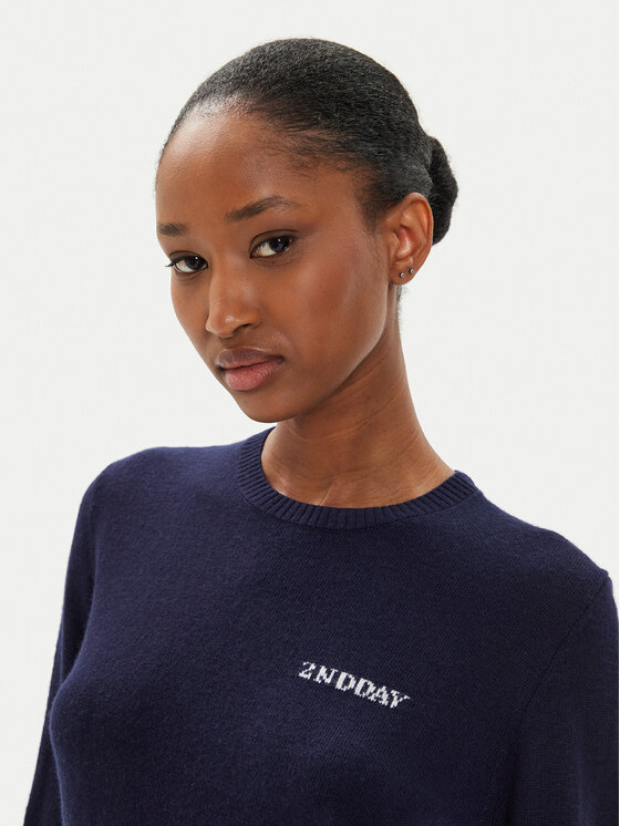 2NDDAY 2NDDAY Sweater Lance TT 2244340408 Sötétkék Regular Fit