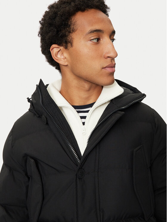 Tommy Hilfiger Tommy Hilfiger Télikabát Essential MW0MW37483 Fekete Regular Fit