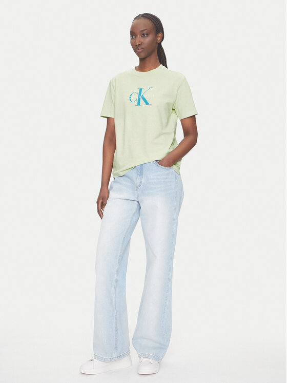 Calvin Klein Jeans Calvin Klein Jeans Póló Hero LV047B865G Bézs Regular Fit