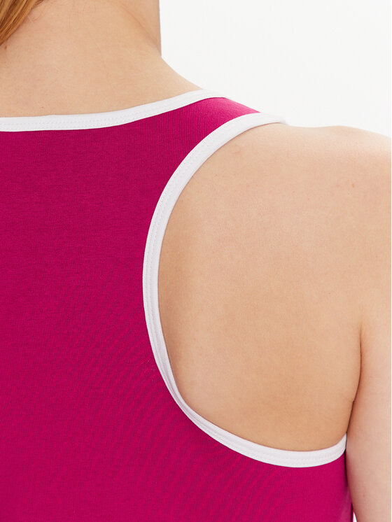 Guess Guess Top Sporty E3GP05 KBP41 Ružičasta Slim Fit