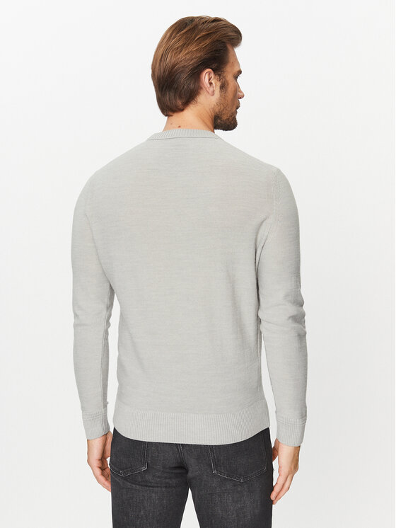 BOSS Boss Пуловер Avac_C 50501762 Сив Regular Fit