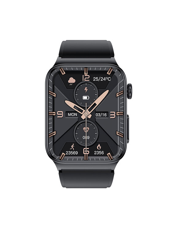 Watchmark Watchmark Smartwatch Cardio One Μαύρο