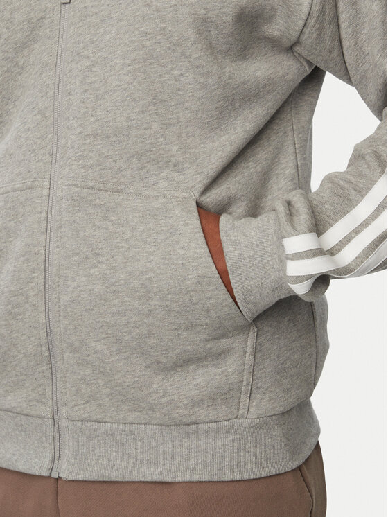 adidas adidas Bluza Essentials 3-Stripes French Terry KY4173 Szary Regular Fit