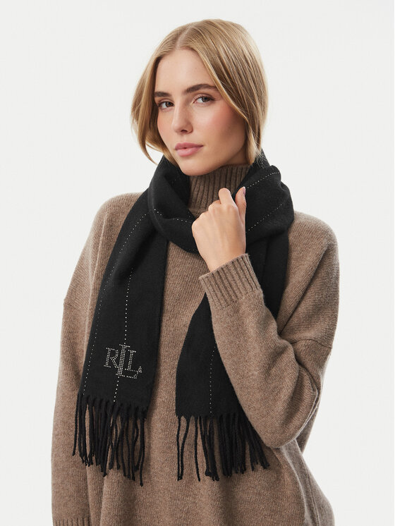 LAUREN RALPH LAUREN LAUREN RALPH LAUREN Szalik 454P04453006 Czarny
