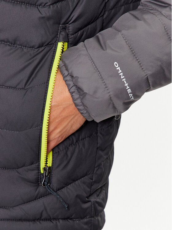 Columbia Columbia Prijelazna jakna Powder Lite™ Hooded Jacket Siva Regular Fit