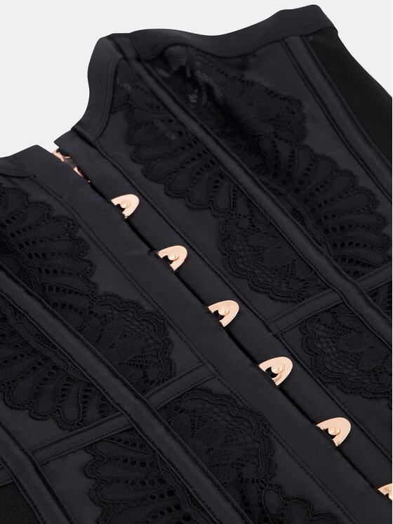 Hunkemöller Hunkemöller Sutien Balconette Akelei Bustier 202600 Negru
