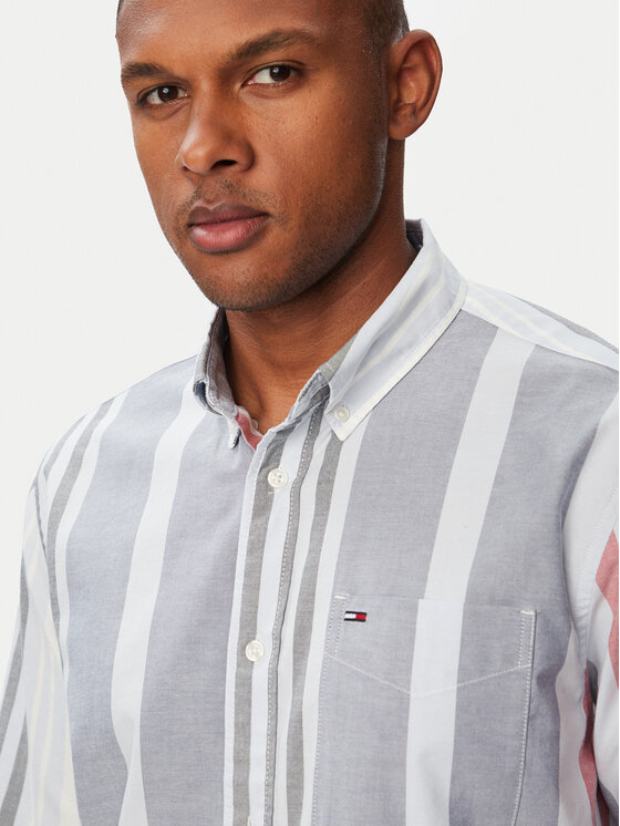 Tommy Jeans Tommy Jeans Marškiniai Oxford DM0DM23246 Šviesiai mėlyna Relaxed Fit