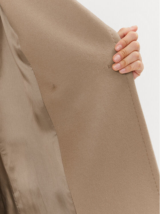 Marella Marella Płaszcz wełniany Marna 2330161838200 Brązowy Regular Fit