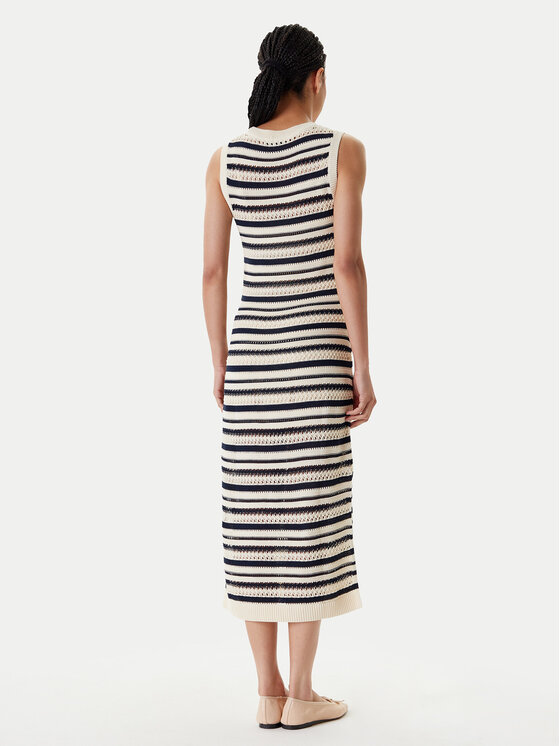 Tommy Hilfiger Tommy Hilfiger Kötött ruha WW0WW45649 Bézs Slim Fit