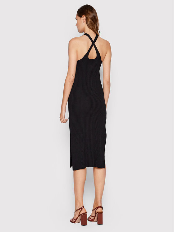 Marella Marella Φόρεμα καθημερινό Stormo 33210422 Μαύρο Straight Fit