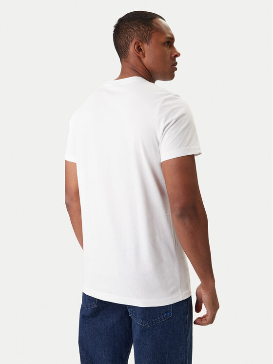 Karl Lagerfeld Jeans Karl Lagerfeld Jeans Тишърт B1M17063 Бял Regular Fit