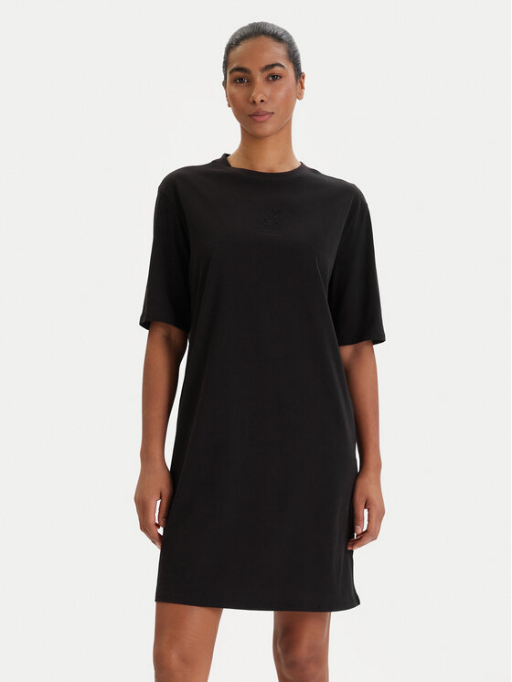 Armani Exchange Armani Exchange Kleid für den Alltag XW000825 AF10356 UC001 Schwarz Regular Fit