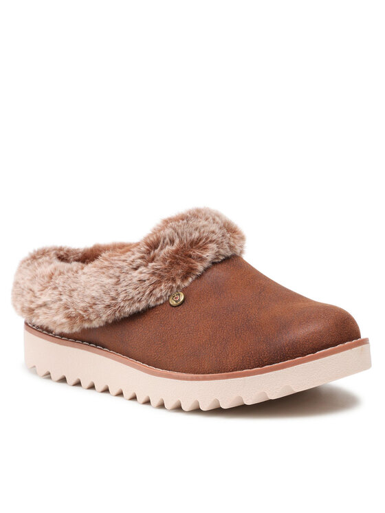Skechers Skechers Papuče BOBS Winter Rock 113423/BRN Hnedá