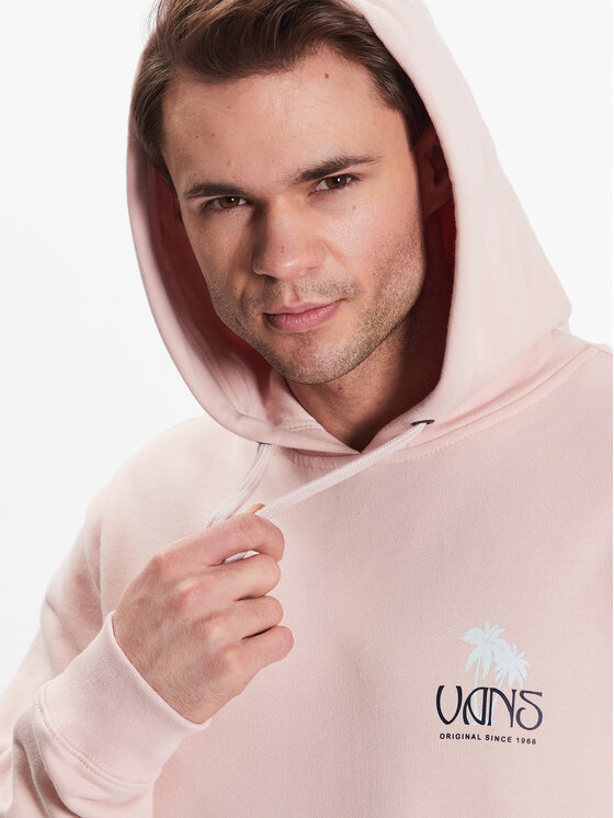 Pink vans hoodie mens sale