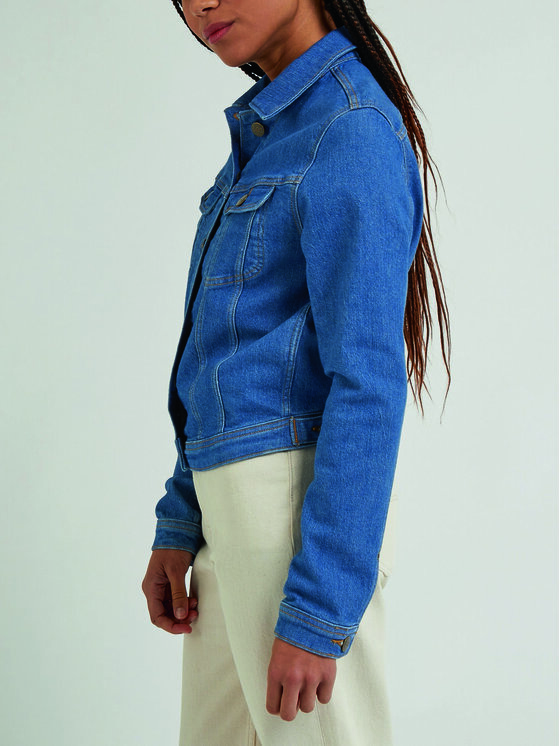 Lee Lee Jeans jakna Rider L54MGWB01 112330459 Modra Regular Fit