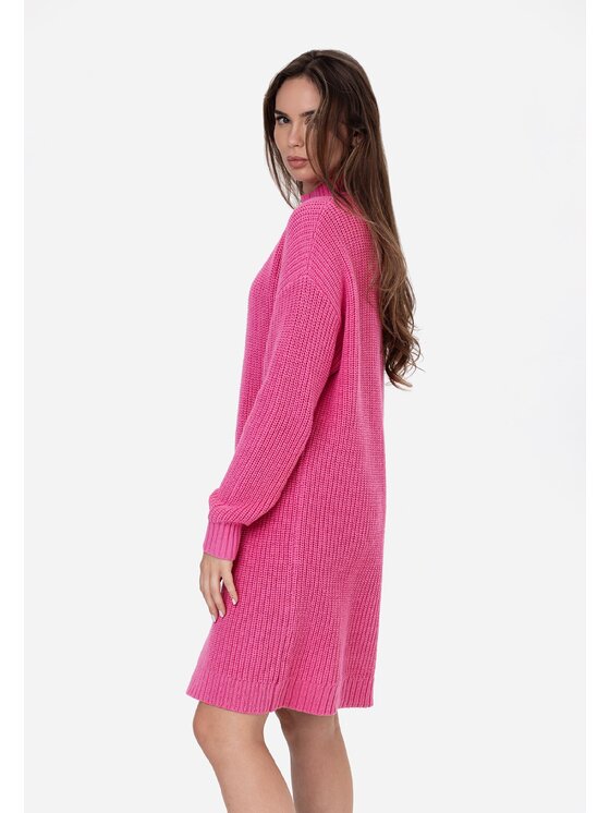 LAURELLA LAURELLA Sweter 6TU039 Bordowy Regular Fit